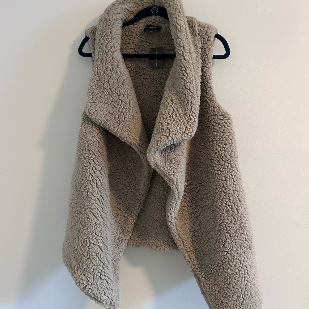 South Moon Under Taupe Sherpa Vest